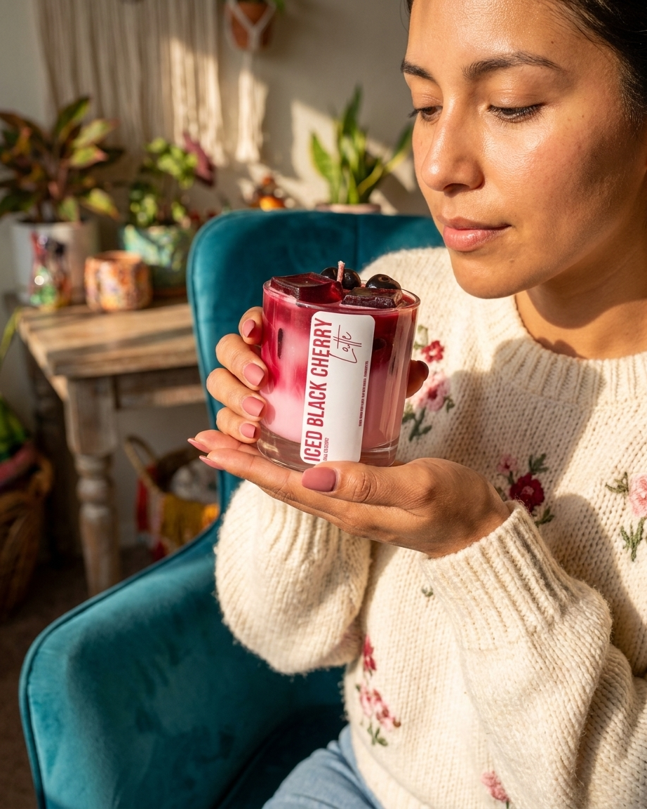 Cherry Iced Candle 8oz