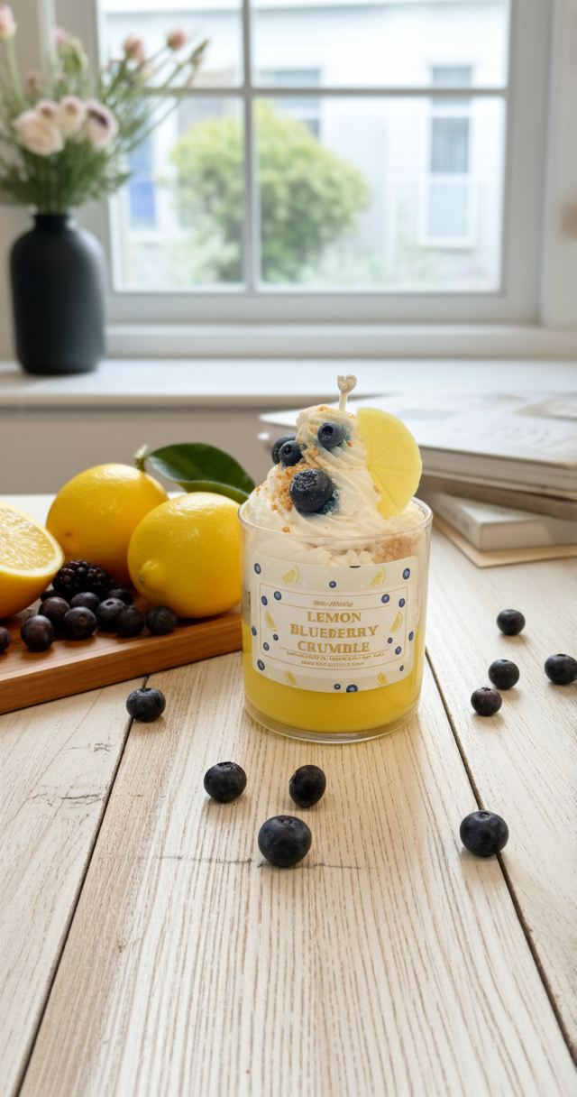 Lemon Blueberry Crumble Candle