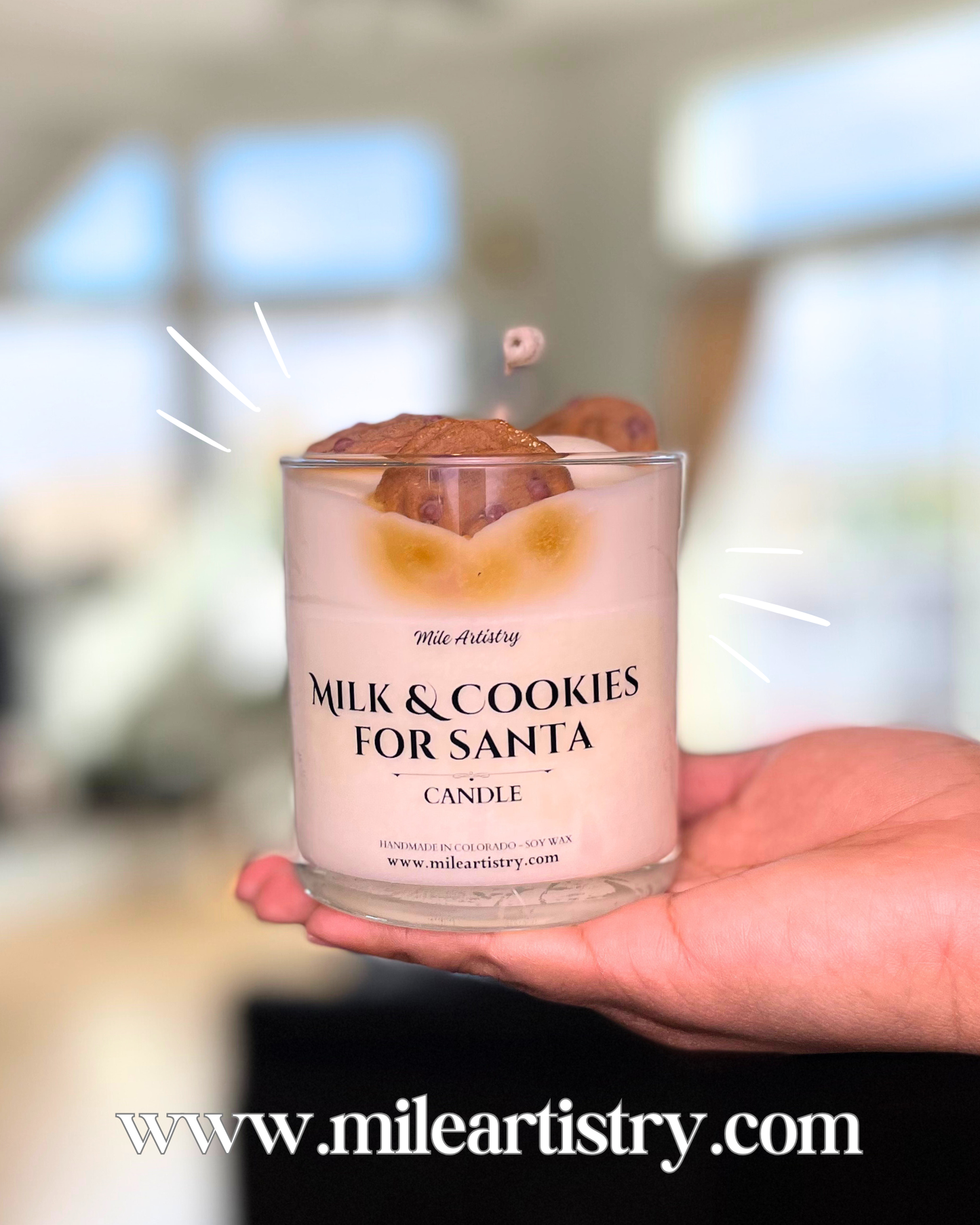 Milk & Cookies for Santa Candle🎅🥛🍪