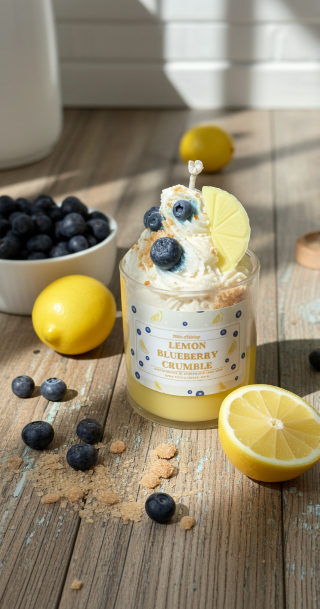 Lemon Blueberry Crumble Candle