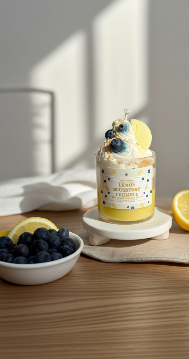 Lemon Blueberry Crumble Candle